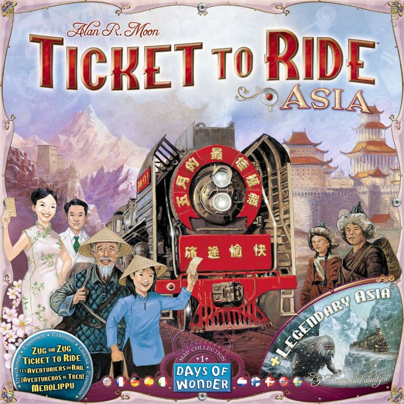 Bg Ticket To Ride Map 1 Asia