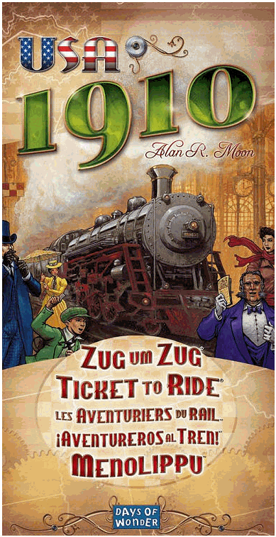 Bg Ticket To Ride USA 1910 Expansion