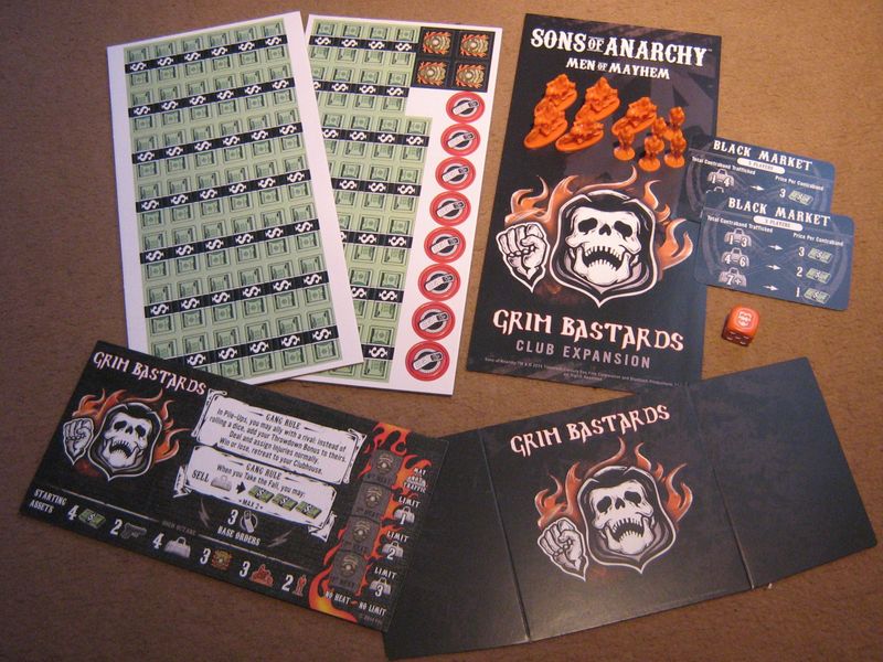 BG Sons of Anarchy: Men of Mayhem - Grim Bastards Club Expansion