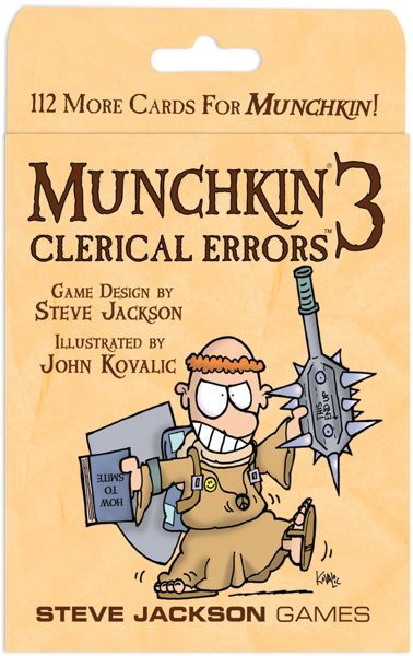 Munchkin 3 Clerical Error Expansion
