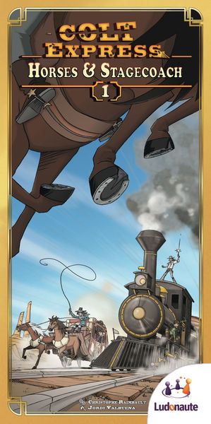 Bg Colt Express: Horses And Stagecoach