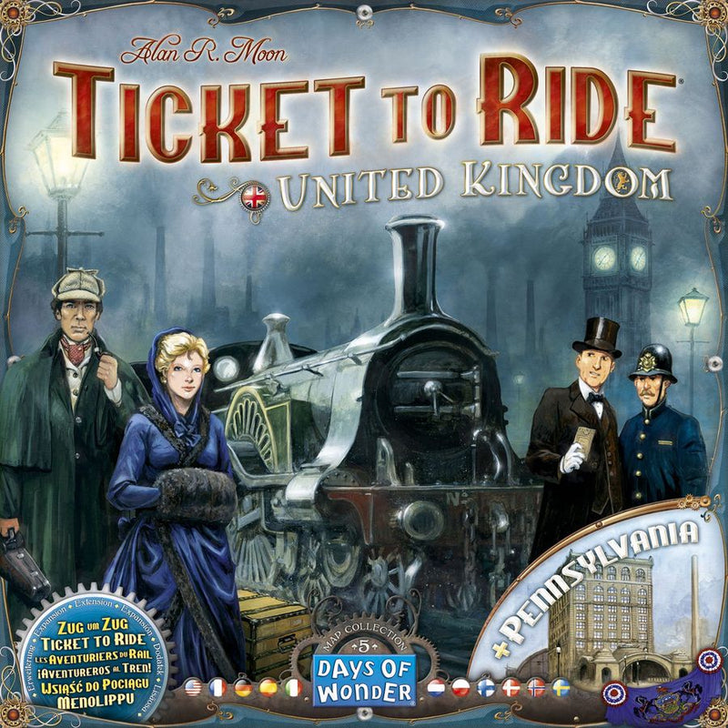 Bg Ticket To Ride Map 5 United Kingdom