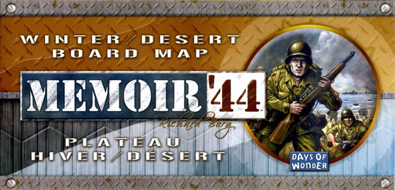 Bg Memoir 44 Winter/desert Board Map