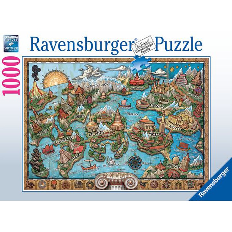 Ravensburger Puzzle 1000 Pcs Mysterious Atlantis