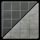 Mat Battlemat Reversible Square 23.5"x26" Black/Gray