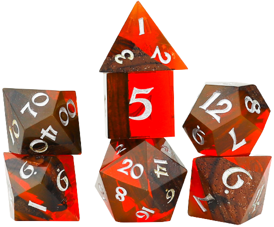 Sirius Dice Crimson Grove Poly Dice Set