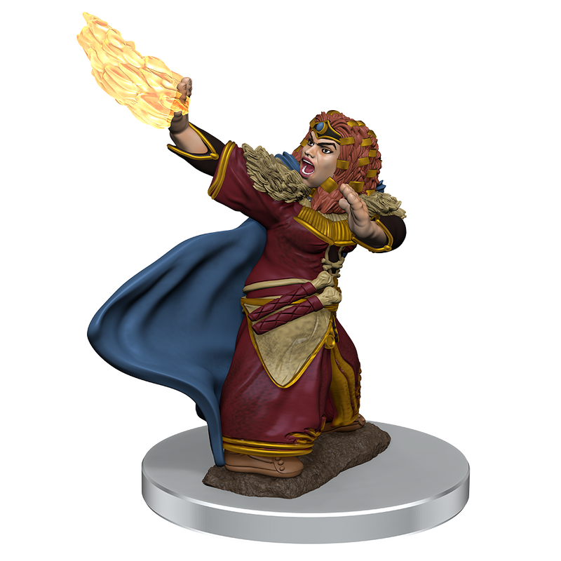 Wizkids D&D Miniature 93056 Dwarf Female Wizard