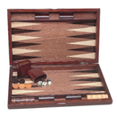 BACKGAMMON, 19" BEECHWOOD PINWHEEL CASE WE23-3619