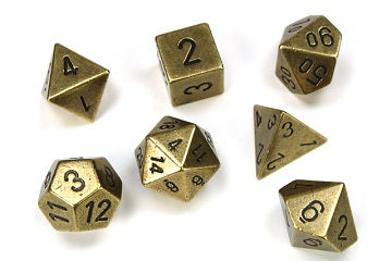 Chessex Poly Metal Old Brass