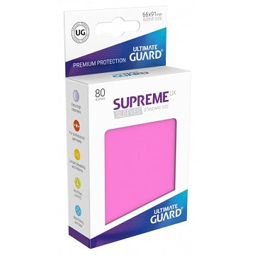 Ultimate Guard Sleeves: Supreme UX Pink (80)