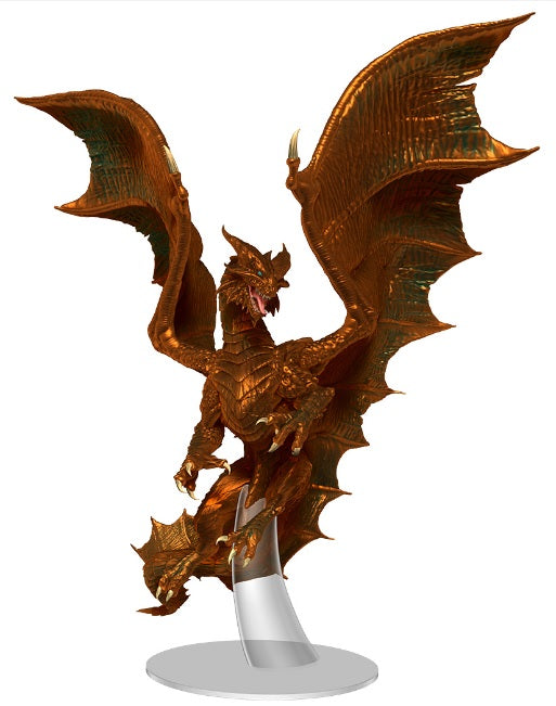 D&D Minis Icons of the Realms : Adult Copper Dragon