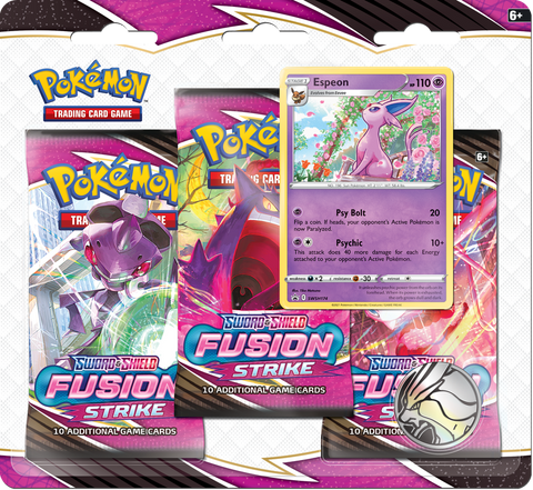 Pokémon SWSH8 Fusion Strike 3Pk Blister