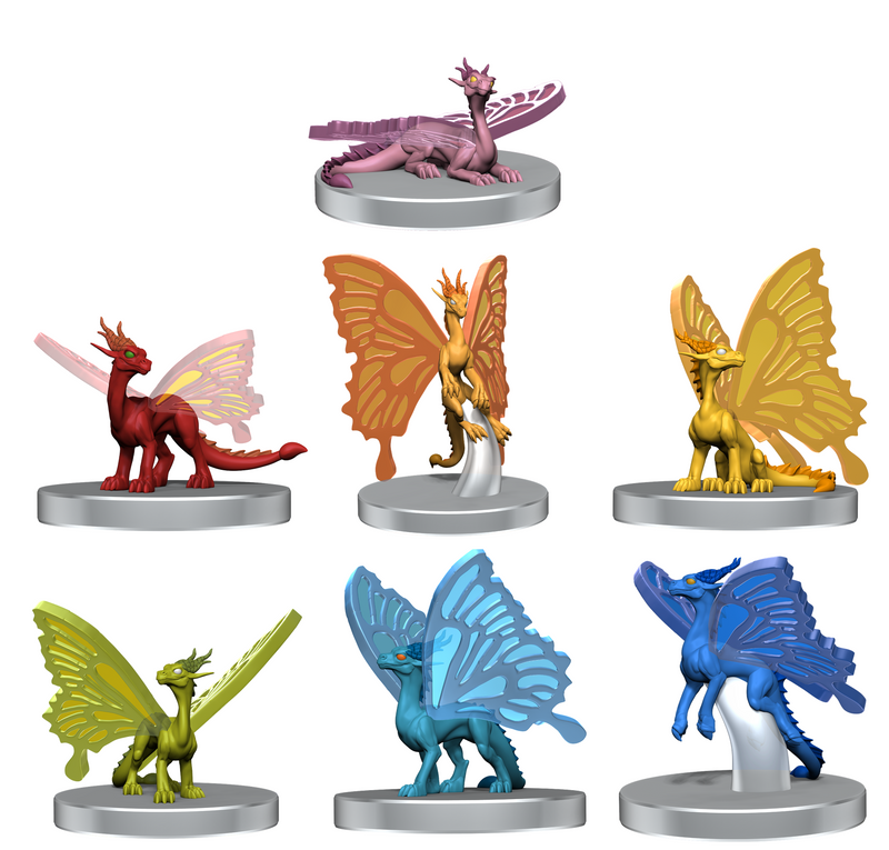 D&D Miniatures Icons of the Realms: Pride of Faerie Dragons