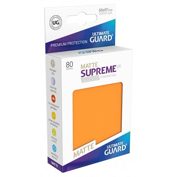 Ultimate Guard Sleeves: Supreme UX Matte Orange (80)