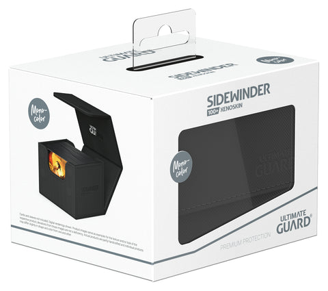 Ultimate Guard Deck Box Sidewinder 100+ Black Monocolour