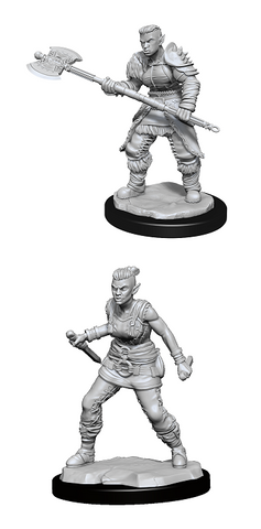 Wizkids Minis D&D 90145 Orc Barbarian Female