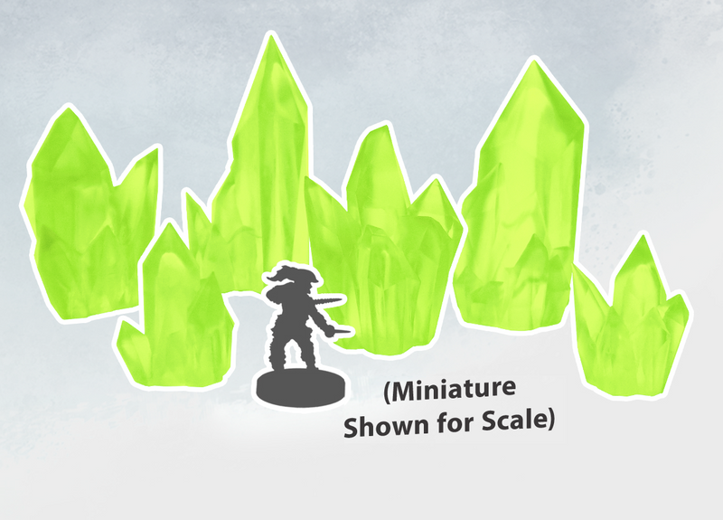 Monster Scenery Peridot Crystals