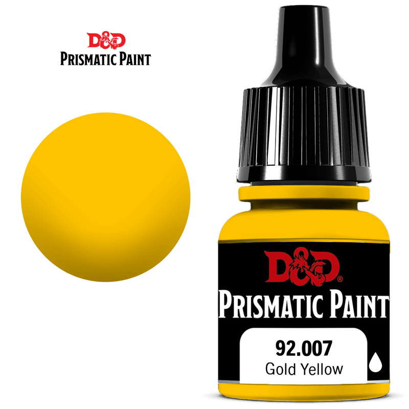 CLEARANCE WizKids Prismatic Paint Gold Yellow 8ml 92.007