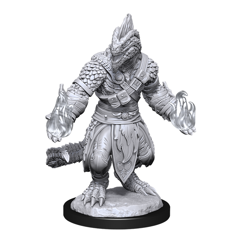 Wizkids Minis D&D 90308 Lizardfolk Barbarian/Cleric