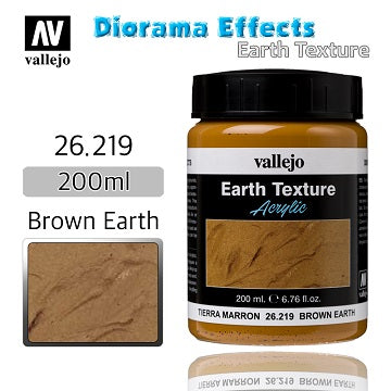 Vallejo Stone Effects Brown Earth