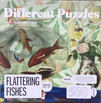 Different Puzzles 500 Piece Flattering Fishes