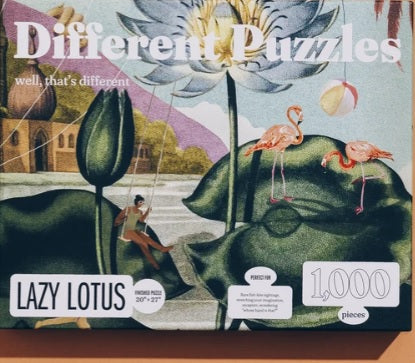 Different Puzzles 1000 Piece Lazy Lotus