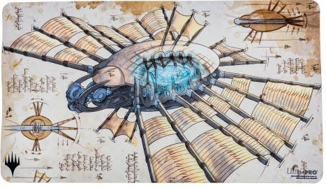 UP Playmat MTG Brothers War Schematic V1