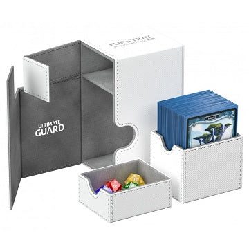 Ultimate Guard Card Box Flip N Tray 80+ Xenoskin White
