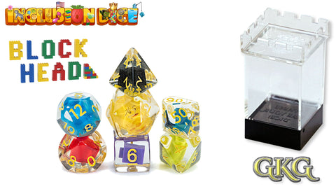 GKG Poly Inclusion Dice Block Head