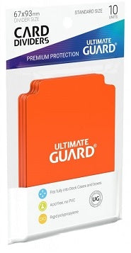 Ultimate Guard Card Dividers - Orange