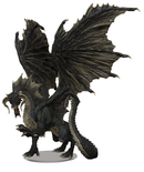 Wizkids D&D Minis 96021 Adult Black Dragon Premium