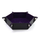 Die Hard Dice Folding Hex Tray W/purple Velvet