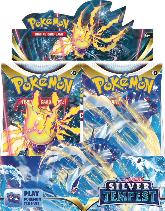 Pokémon Sword & Shield 12 Silver Tempest Booster Box