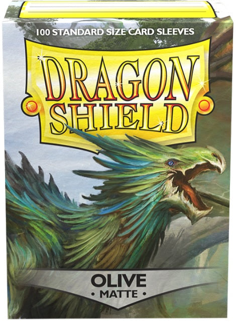 Dragon Shield Sleeves: Matte Olive (100)