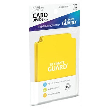 Ultimate Guard Card Dividers - Yellow