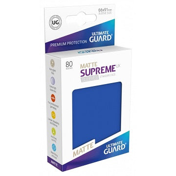 Ultimate Guard Sleeves: Supreme UX Matte Blue (80)