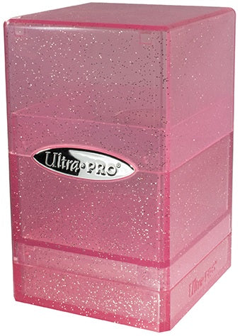 UP Deck Box Satin Tower Glitter Pink