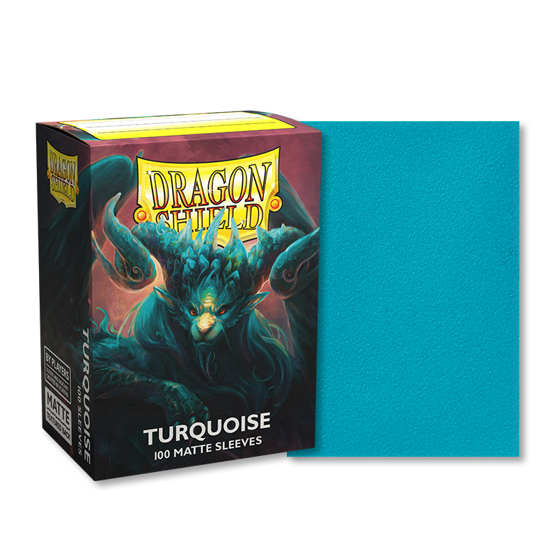 Dragon Shield Sleeves: Matte Turquoise (100)