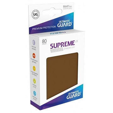 Ultimate Guard Sleeves: Supreme UX Brown (80)