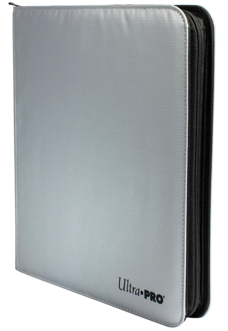 Ultra Pro 12-Pocket Zip Binder Pro Silver