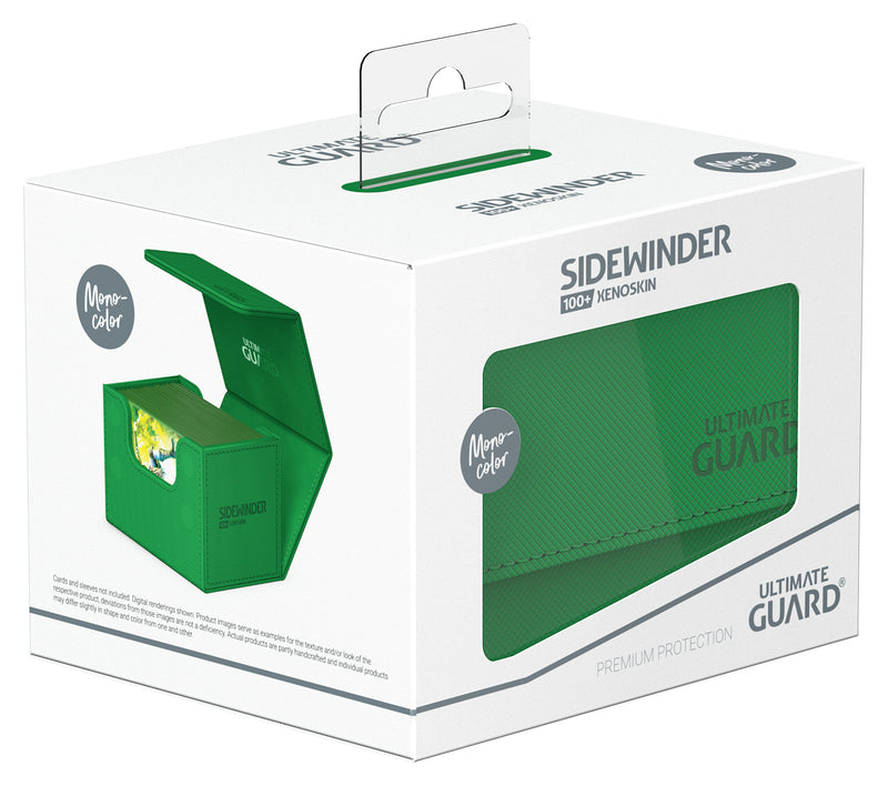 Ultimate Guard Deck Box Sidewinder 100+ Green Monocolour