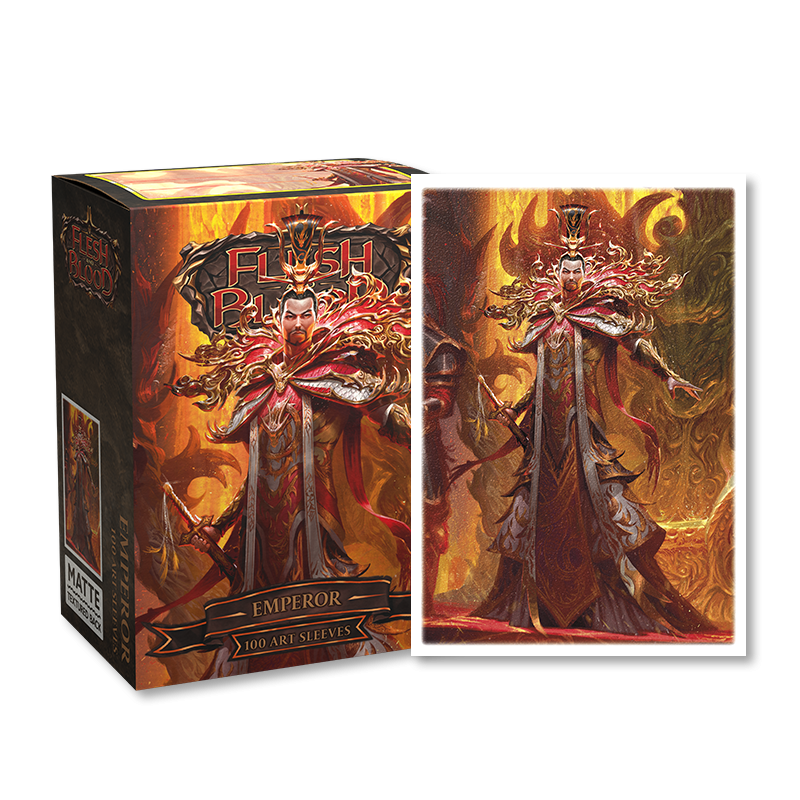 Dragon Shield Sleeves: Flesh and Blood: Matte Art Emperor (100)