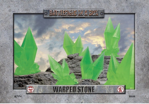 Battlefield in a Box Warped Stone - Green Crystal
