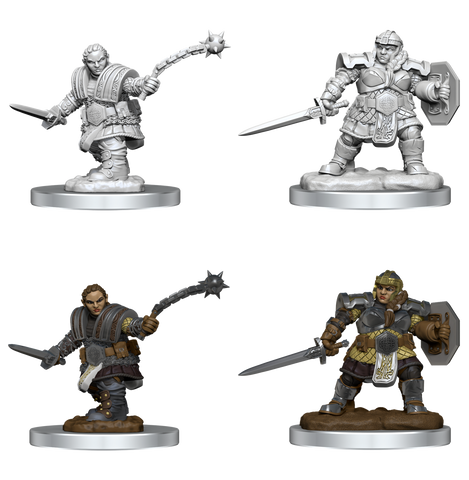 Wizkids Minis D&D 90406 Dwarf Fighter Female