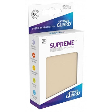 Ultimate Guard Sleeves: Supreme UX Sand (80)
