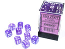 Chessex 36d6 Borealis Purple/white Luminary