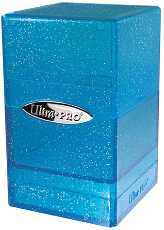 UP Deck Box Satin Tower Glitter Blue