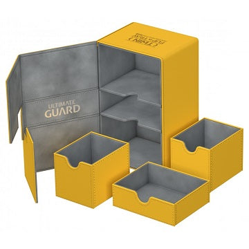 Ultimate Guard Card Box Twin Flip N Tray 160+ Amber