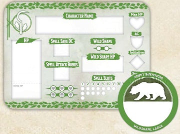 Dungeons and Dragons 5th Edition Token Set Druid