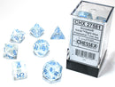 Chessex Poly Borealis Icicle/light Blue Luminary